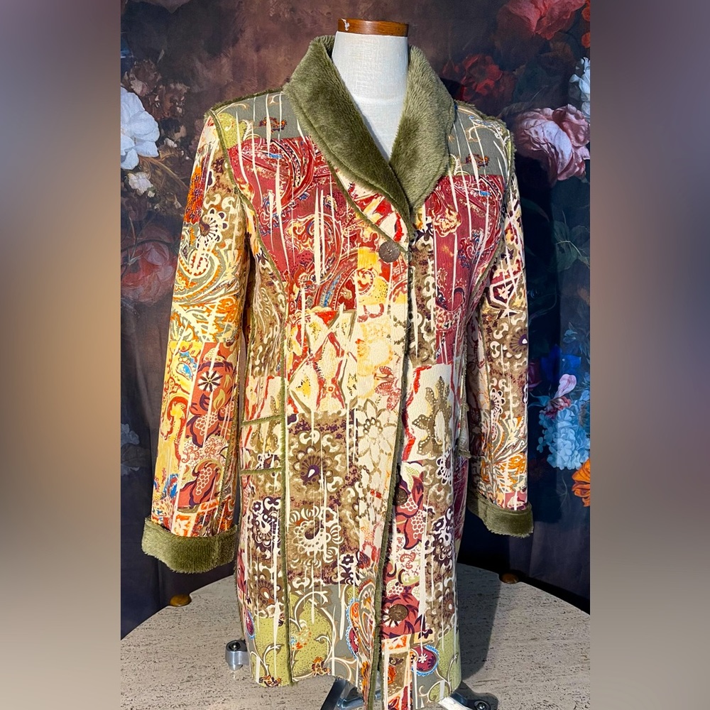 Chico's Faux Fur Jacket . Size 1